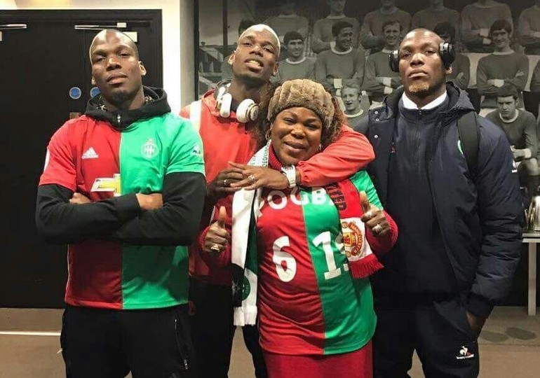 Pogba con mamma Yeo e fratelli
