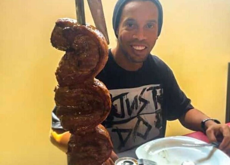 Ronaldinho churrascaria prigione Ronaldinho churrascaria prigione