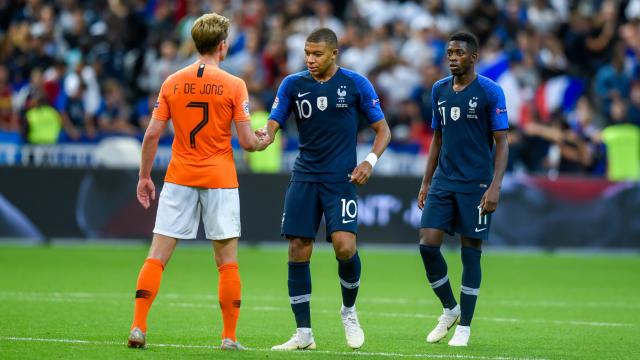 Frankie de Jong e mbappe