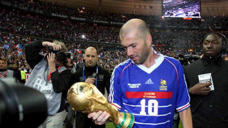 Zidane curiosità mondiale 1998 Zidane curiosità mondiale 1998