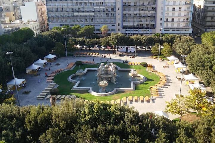 Lecce Piazza Mazzini, durante uno dei tanti eventi che vi si svolgono
