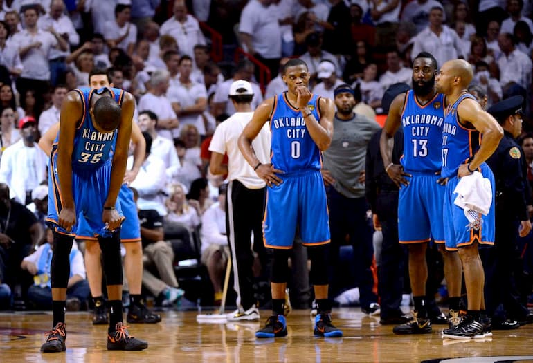 Harden, Durant, Westbrook