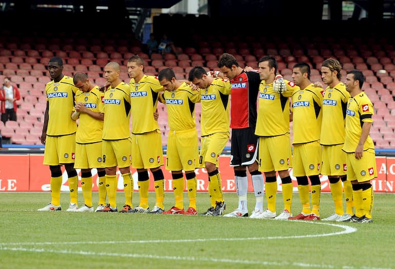 Di Natale e la sua Udinese in trasferta al San Paolo (Foto: Giuseppe Bellini/Getty Images - OneFootball)
