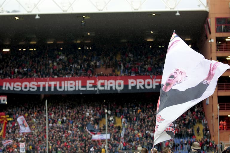 Il ricordo del Professore Franco Scoglio, a 10 anni dalla sua scomparsa (Foto: Gabriele Maltinti/Getty Images - OneFootball)