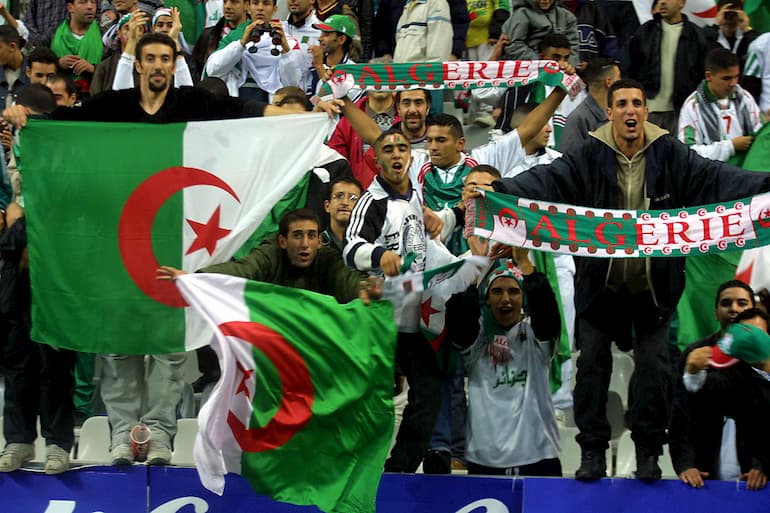 Francia-Algeria Tifosi algerini allo Stade de France (Foto: Francois Guillot/AFP via Getty Images)
