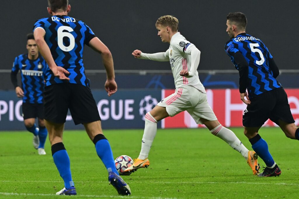 Odegaard vs Inter