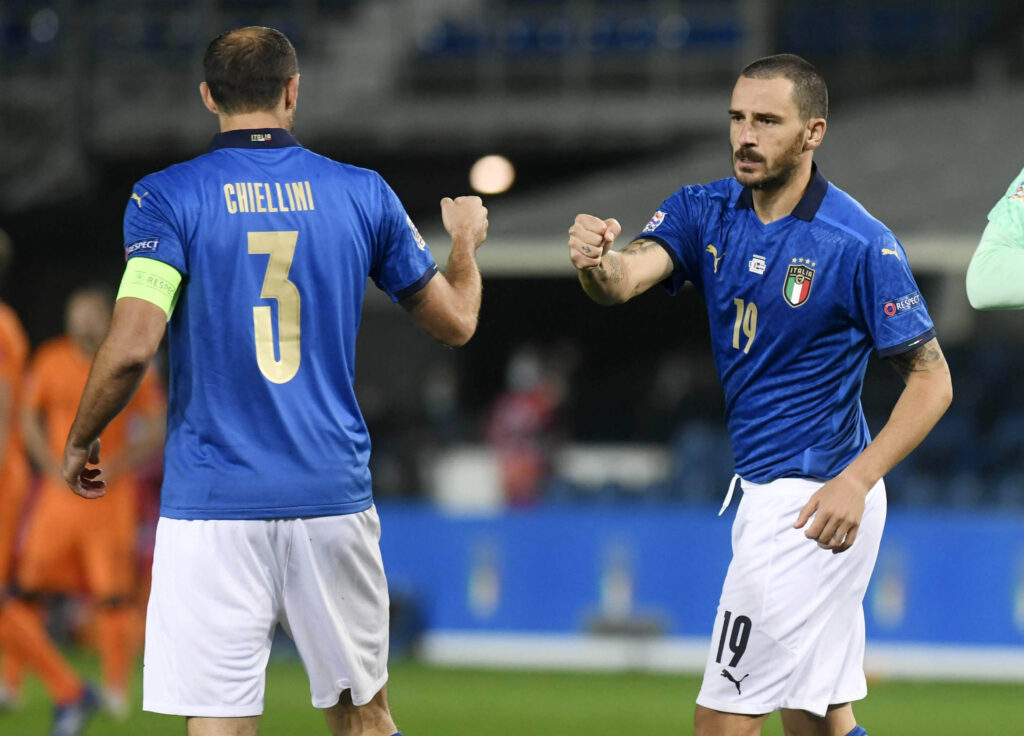Leonardo Bonucci e Giorgio Chiellini