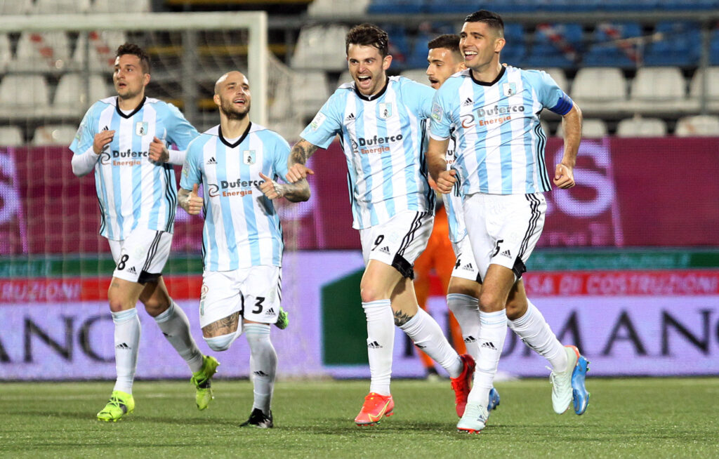 La Virtus Entella, squadra di Chiavari