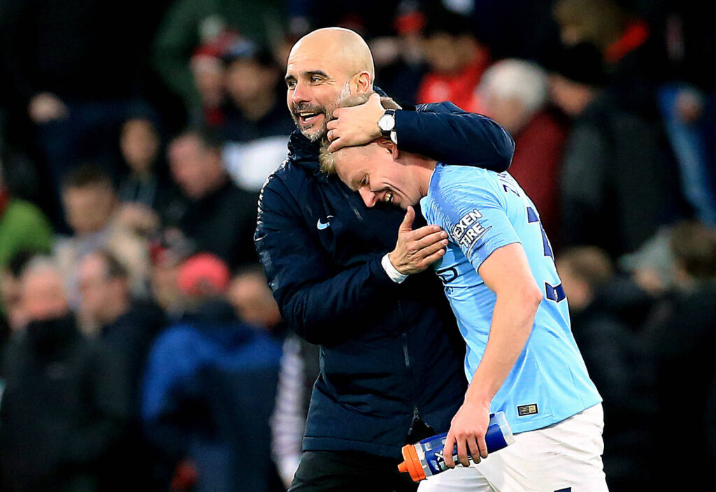 Guardiola e Zinchenko