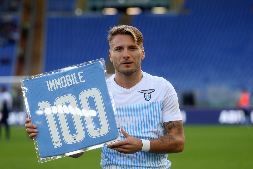 I 100 gol di Immobile con la Lazio