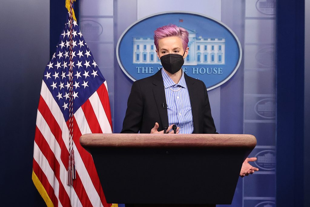 Equal pay day con Megan Rapinoe alla casa bianca