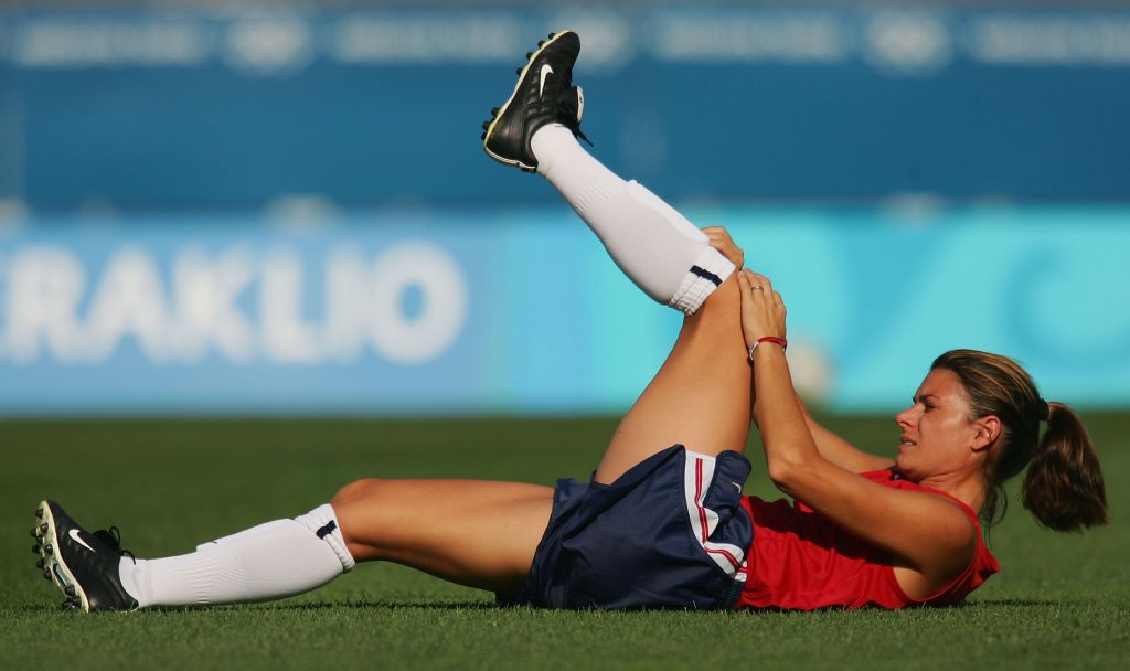 Mia Hamn in allenamento