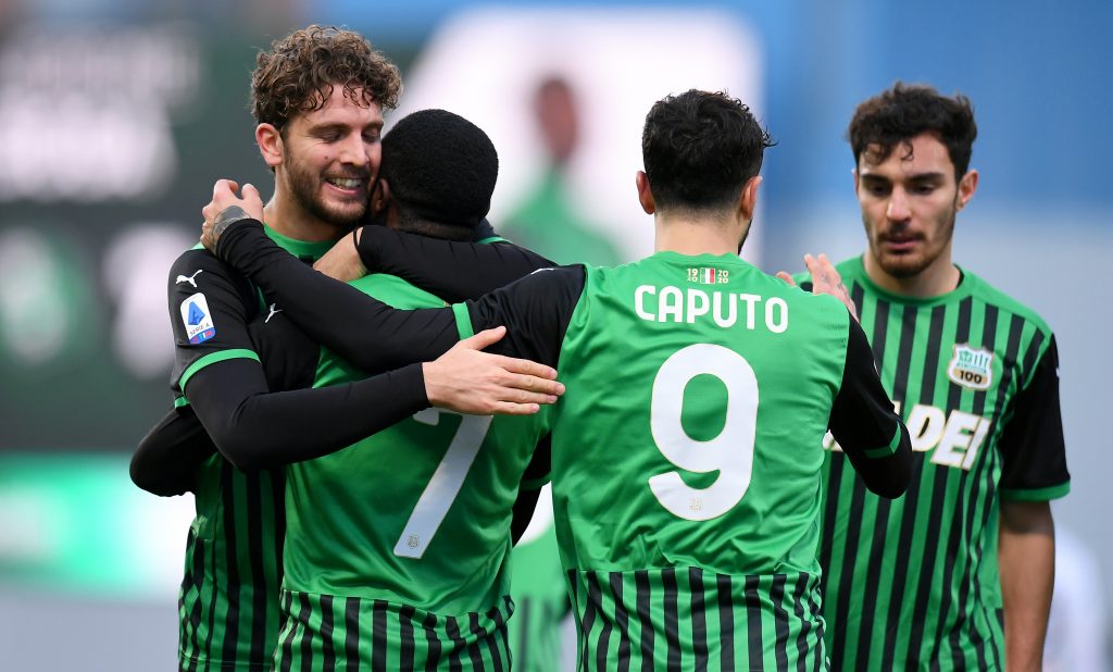 Boga, Caputo e Locatelli con il Sassuolo