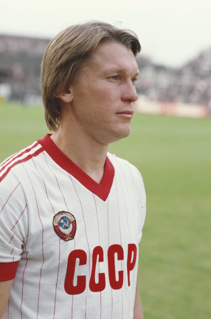 Blokhin con la maglia dell'Unione Sovietica