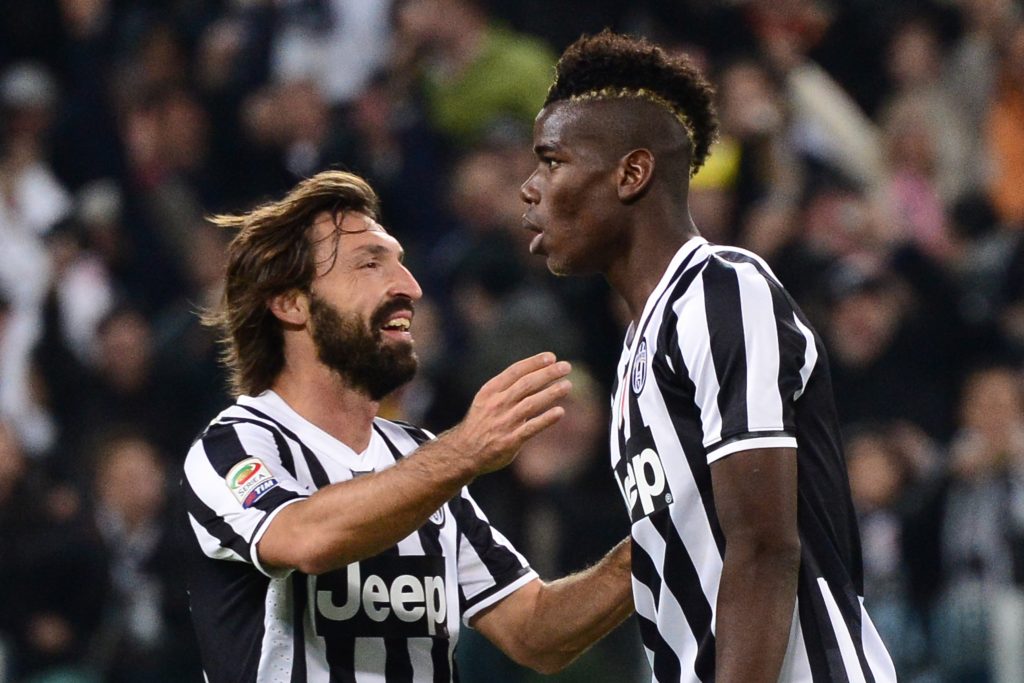 Pirlo e Pogba in maglia bianconera, esempi di parametri zero che hanno inciso molto nel secondo lustro degli anni 10