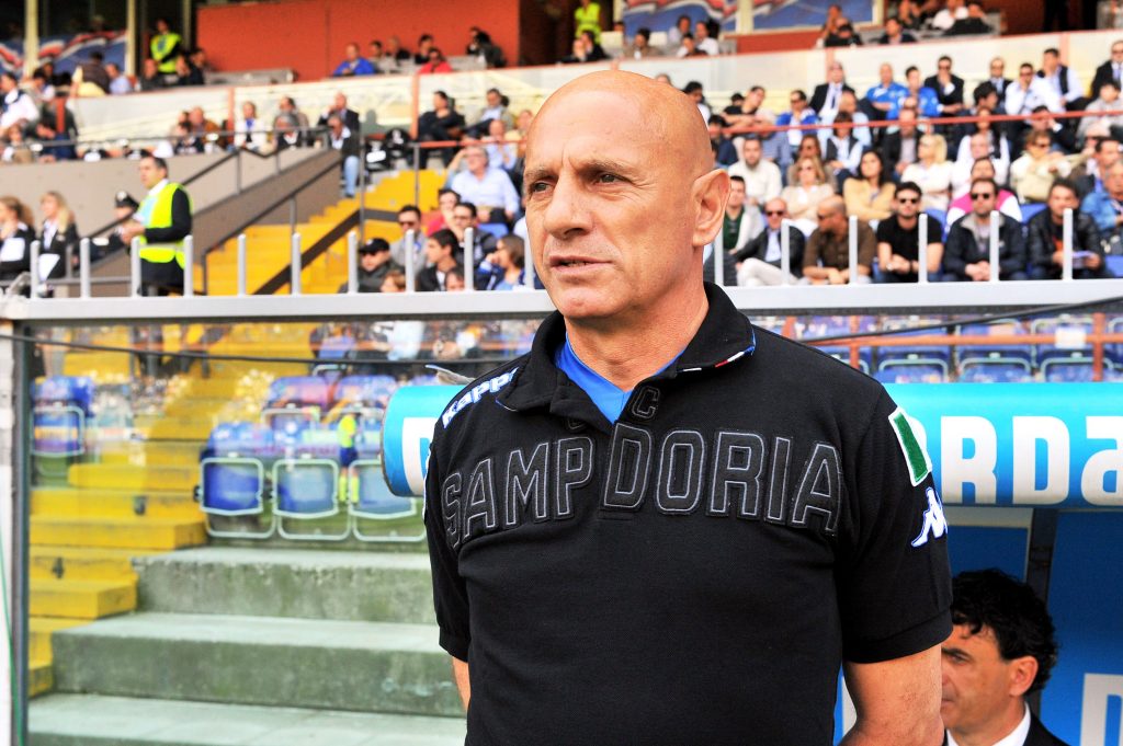 Alberto Cavasin sulla panchina della Sampdoria
