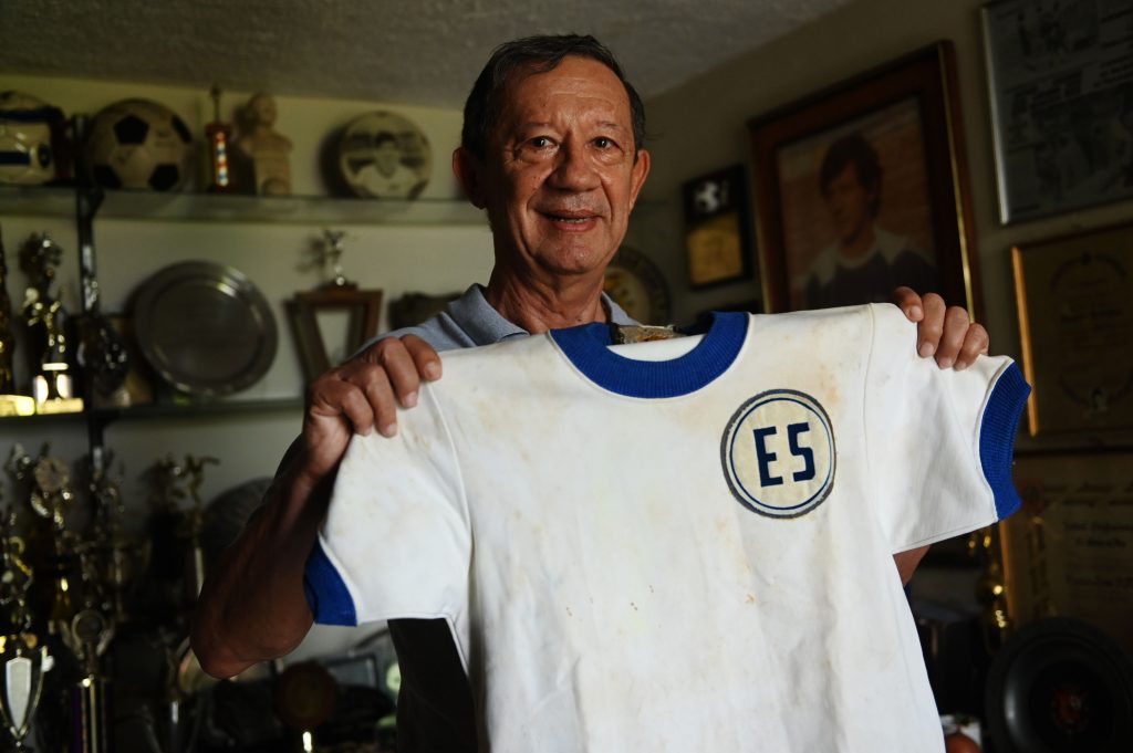 Mauricio Rodriguez, autore del gol che diede il via alla guerra del calcio, nel 2019