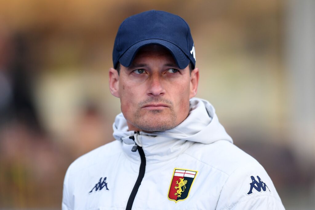 Alexander Blessin sulla panchina del Genoa
