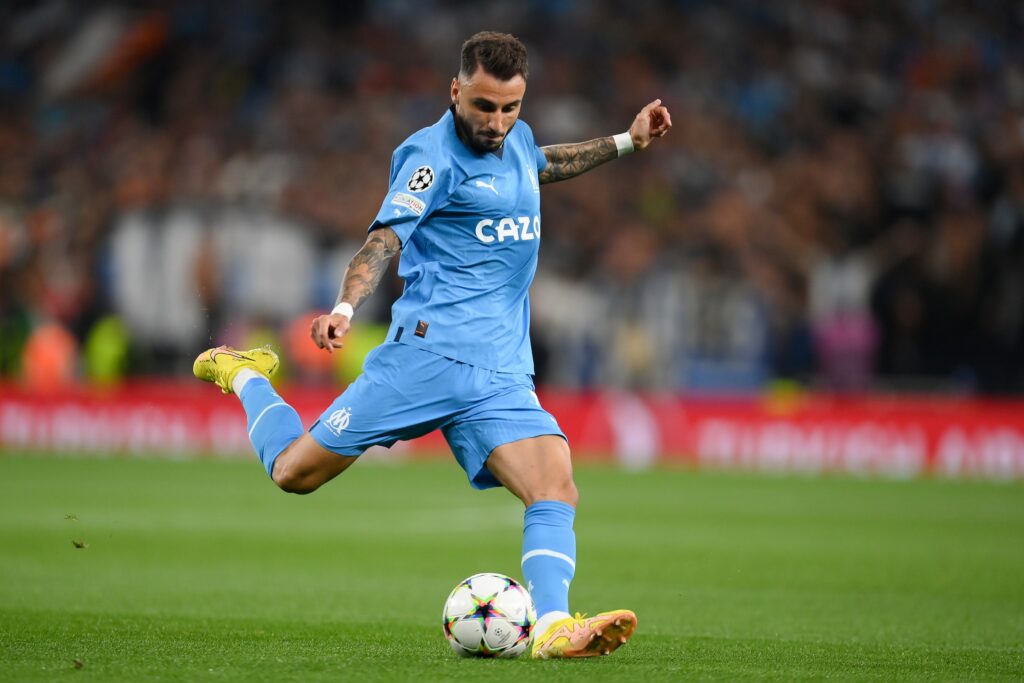 Jonathan Clauss in azione con la maglia del Marsiglia