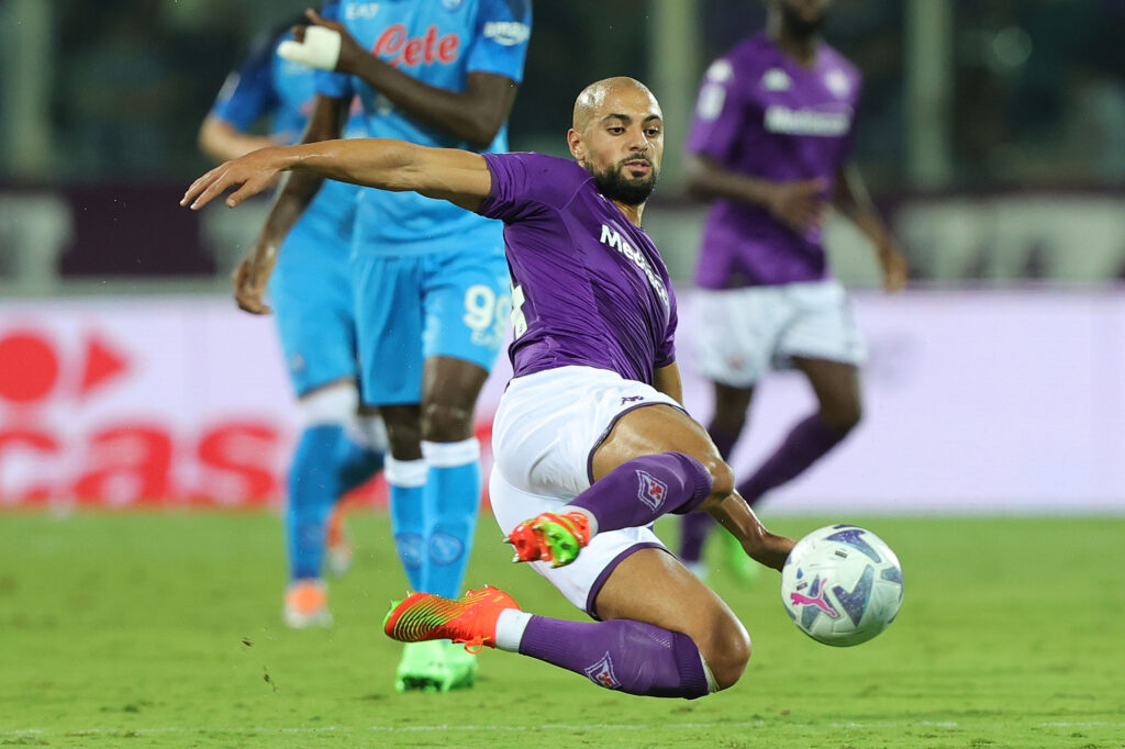 Amrabat in Fiorentina Napoli