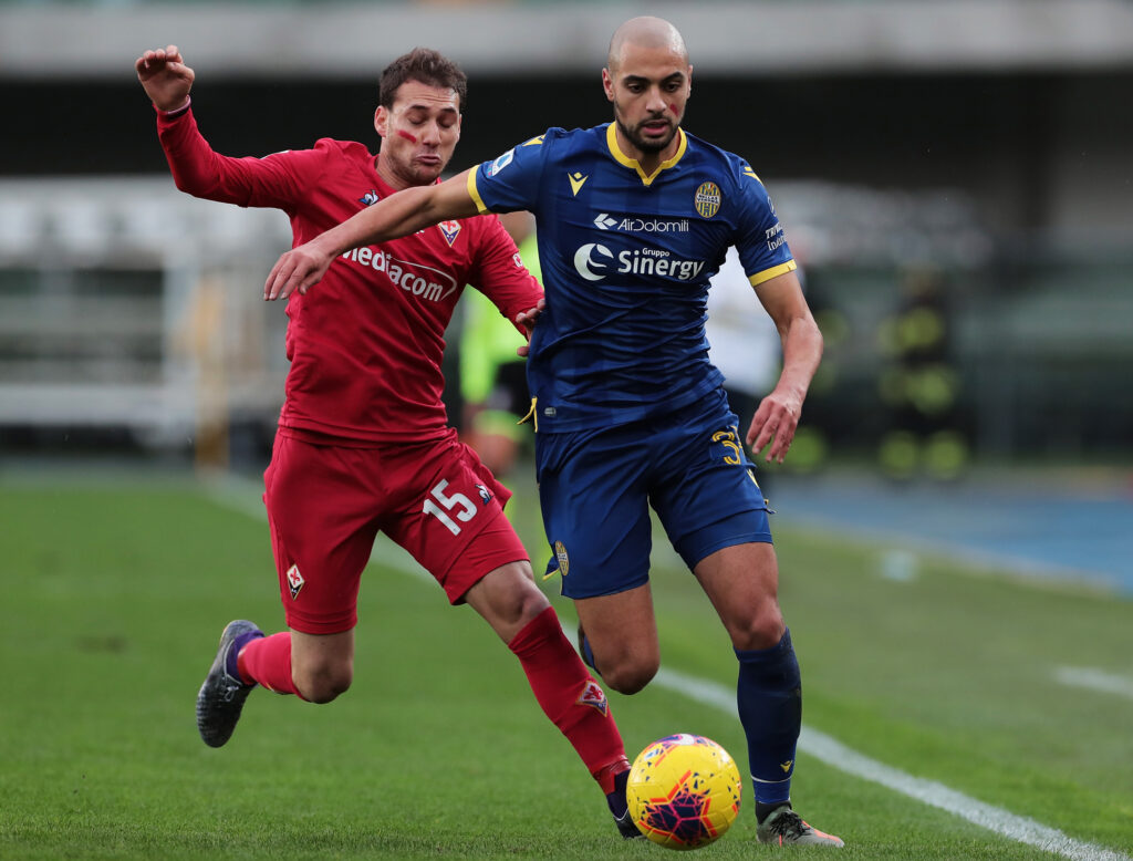 Amrabat con il Verona